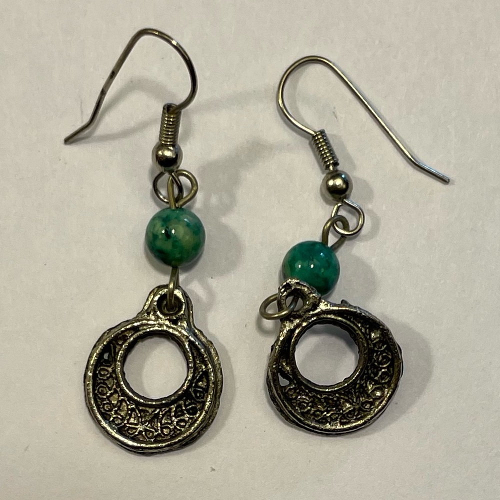 Circle Drop Earrings